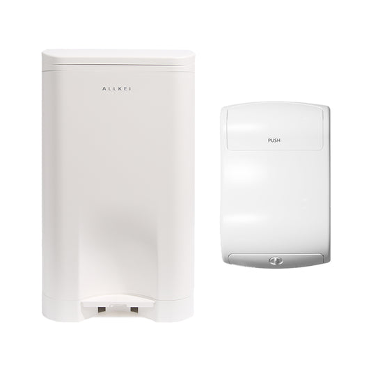 ALLKEI 29L and Wall Mountian Hanging Air Mini 3L Gift Set,  Odor-Control Solution Includes 1 Magic Refill Bag & 30 Air Mini Bags - White