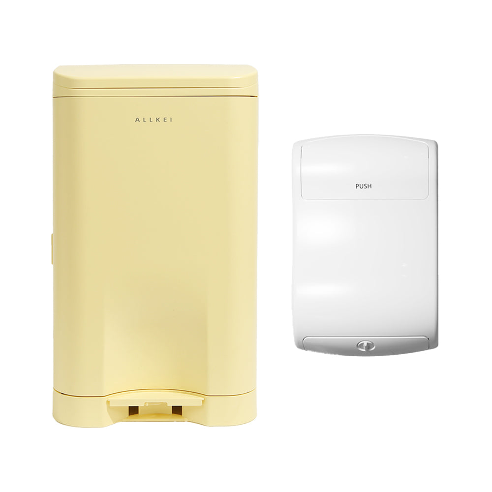 ALLKEI 29L and Wall Mountian Hanging Air Mini 3L Gift Set, Odor-Control Solution Includes 1 Magic Refill Bag & 30 Air Mini Bags - Yellow