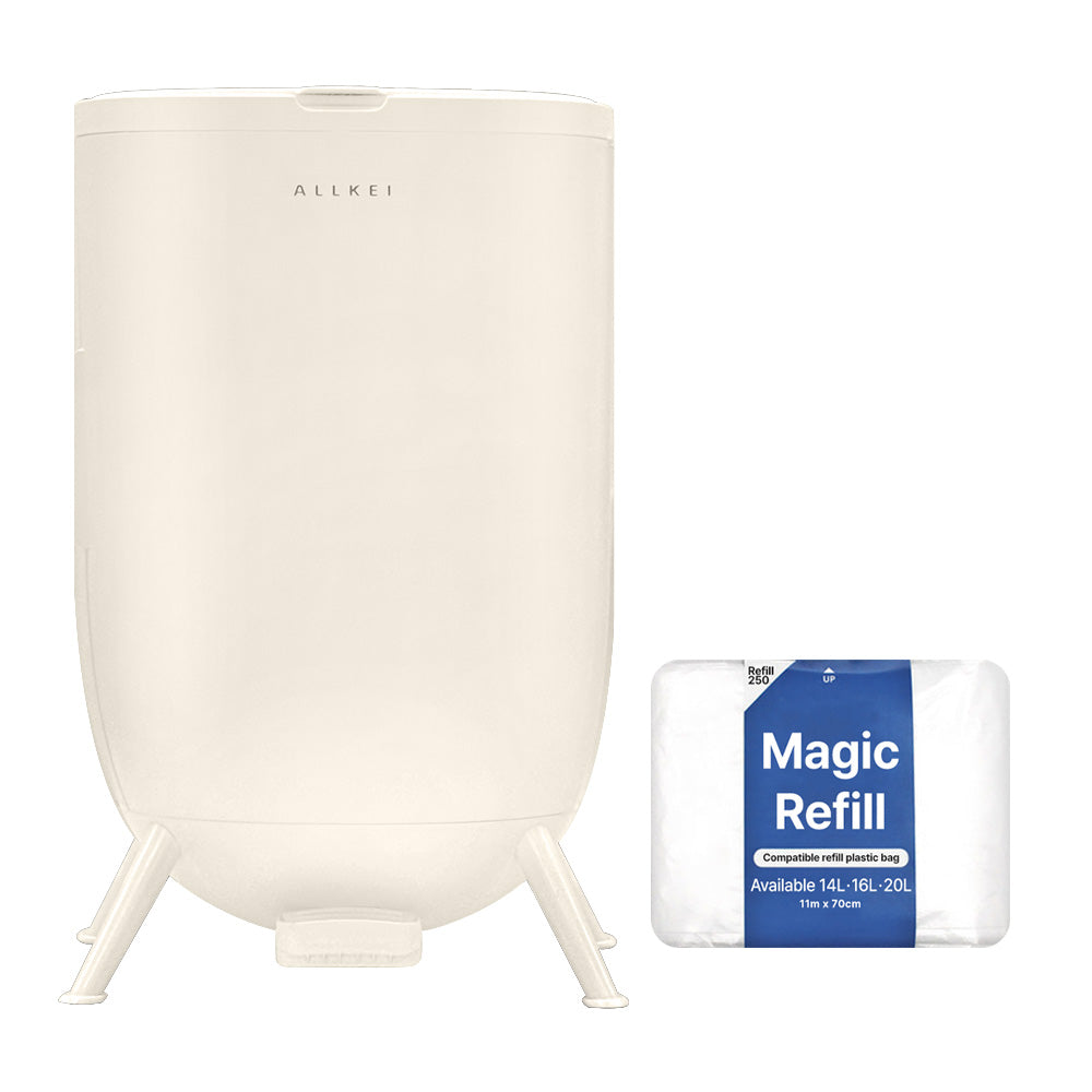 SENSE PICK ALLEKI PLUS Triple Odor Block Trash Can, Diaper Pail, Baby Adult Diaper Pet Waste Disposal Trash Bin.