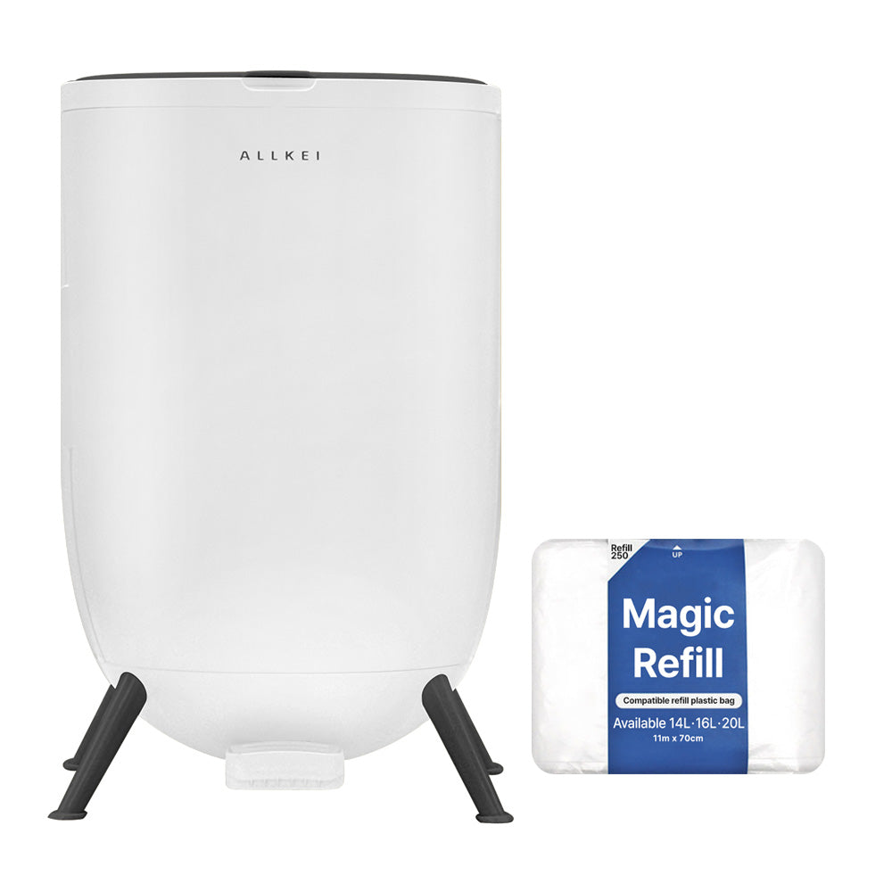 SENSE PICK ALLEKI PLUS Triple Odor Block Trash Can, Diaper Pail, Baby Adult Diaper Pet Waste Disposal Trash Bin.
