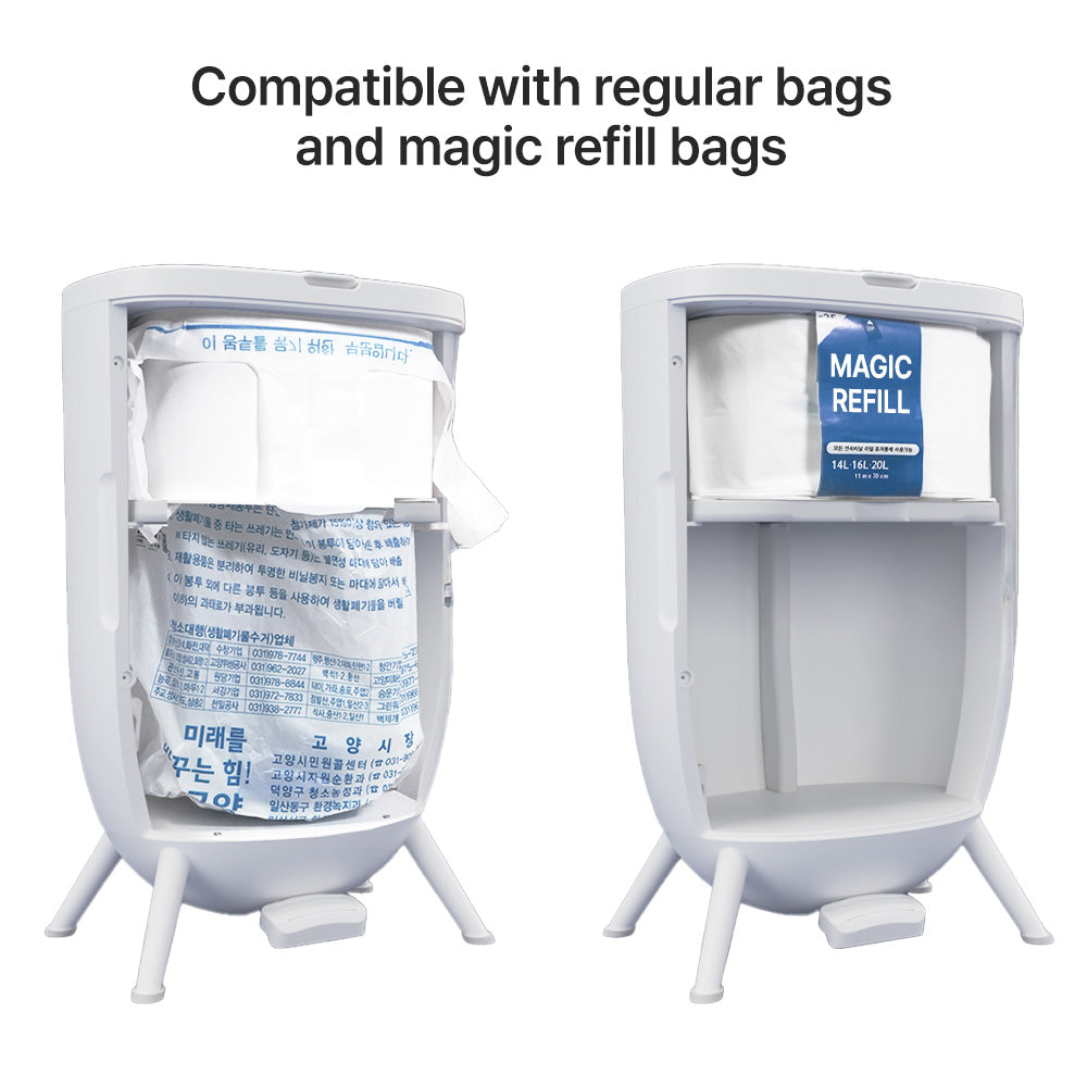 SENSE PICK ALLEKI PLUS Triple Odor Block Trash Can, Diaper Pail, Baby Adult Diaper Pet Waste Disposal Trash Bin.