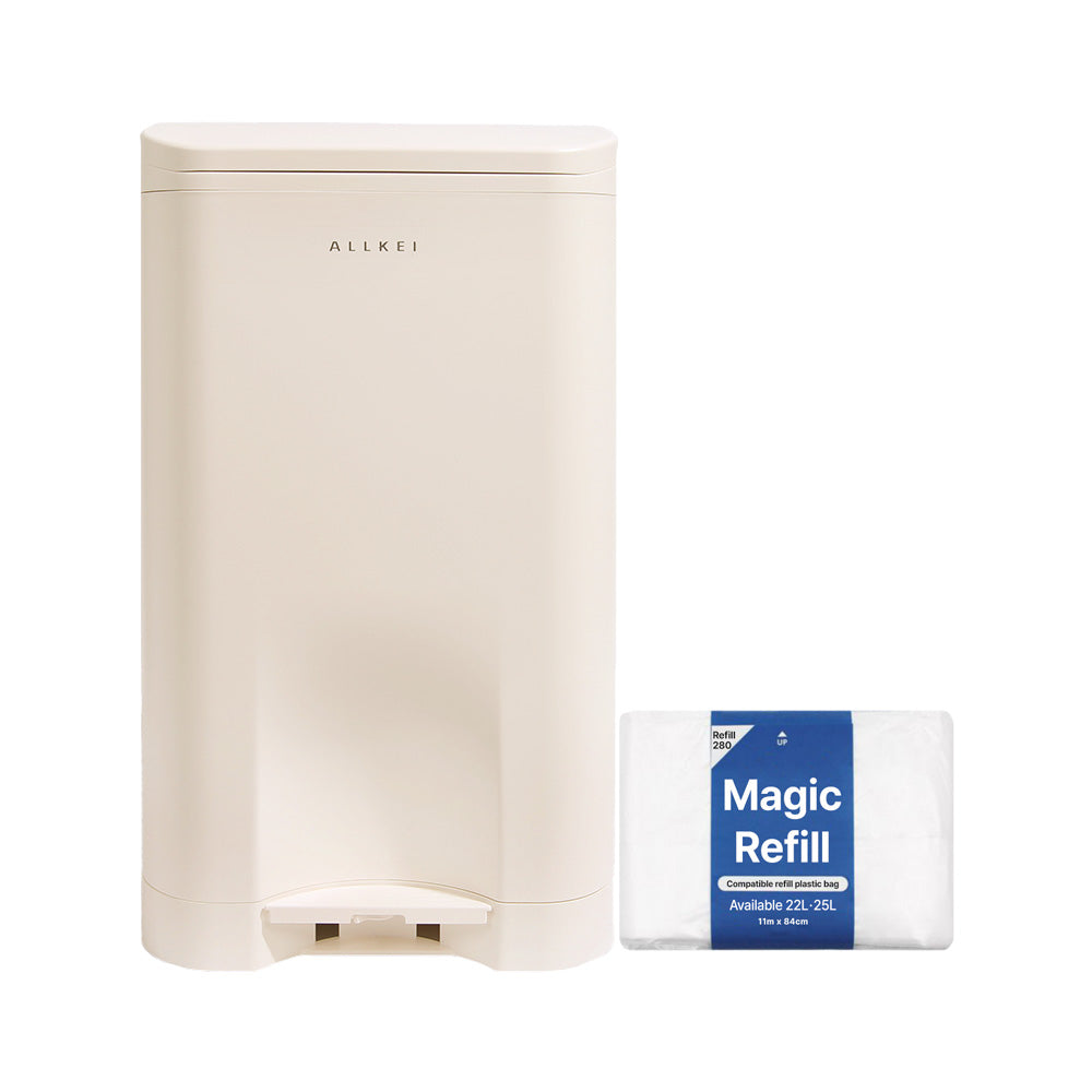 SENSE PICK ALLKEI 29L Diaper Pail, Disposal System, Odor Control Trash Can for Baby, Adult Diaper, and Pet Waste.