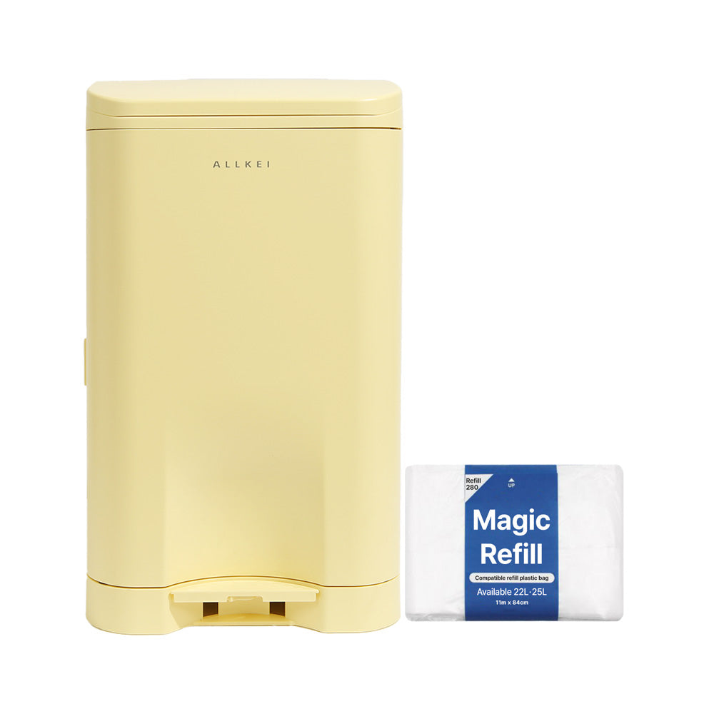SENSE PICK ALLKEI 29L Diaper Pail, Disposal System, Odor Control Trash Can for Baby, Adult Diaper, and Pet Waste.