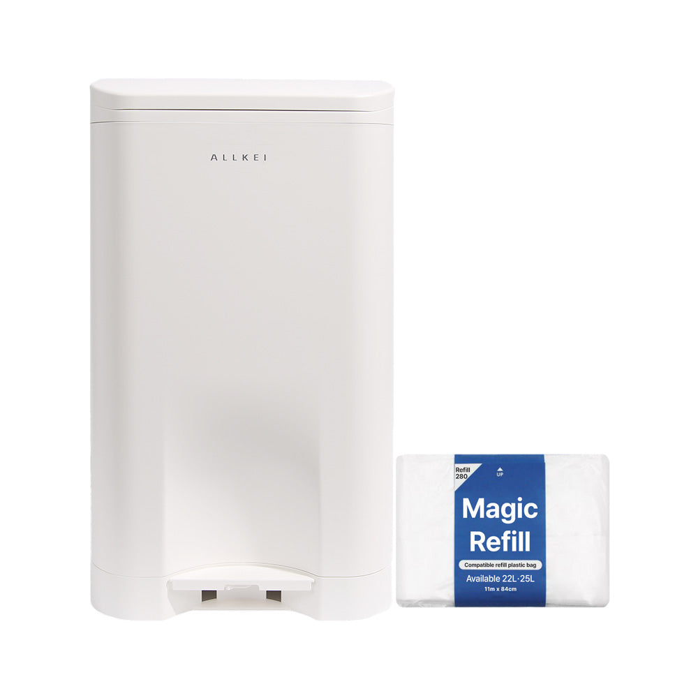 SENSE PICK ALLKEI 29L Diaper Pail, Disposal System, Odor Control Trash Can for Baby, Adult Diaper, and Pet Waste.