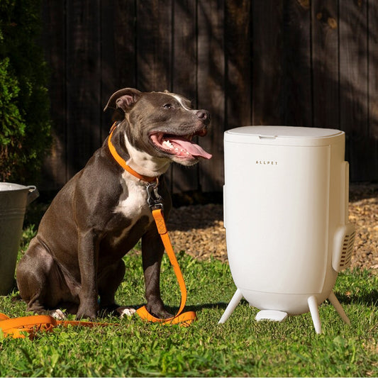 SENSE PICK ALLPET, Ultimate Pet Waste Station for Indoors, 21L Trash Bin with Odor Control, Step On Pet Waste Container with Continuous Refill Bag Included.