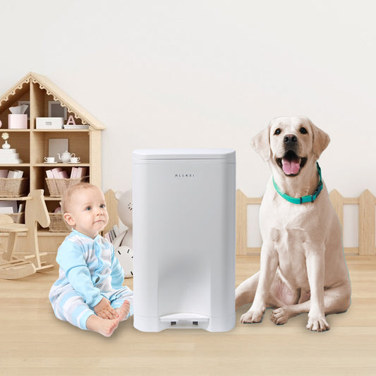 SENSE PICK ALLKEI 29L Diaper Pail, Disposal System, Odor Control Trash Can for Baby, Adult Diaper, and Pet Waste.